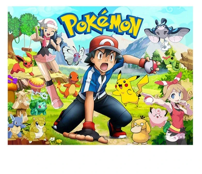 Blue or Pink Pokemon Birthday Party Party Sets