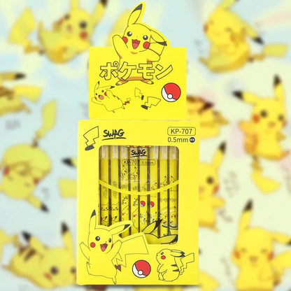 12 pcs Pokemon Pikachu pen 0,5mm black