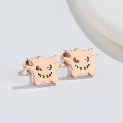 Gengar stud earrings
