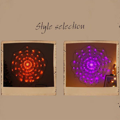 Invobrite Halloween Spider 80LED with remote control | 8 light modes