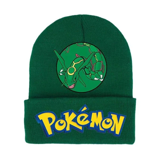 Colorful and warm winter hats with Pokemon motifs