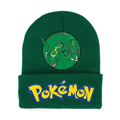 Colorful and warm winter hats with Pokemon motifs