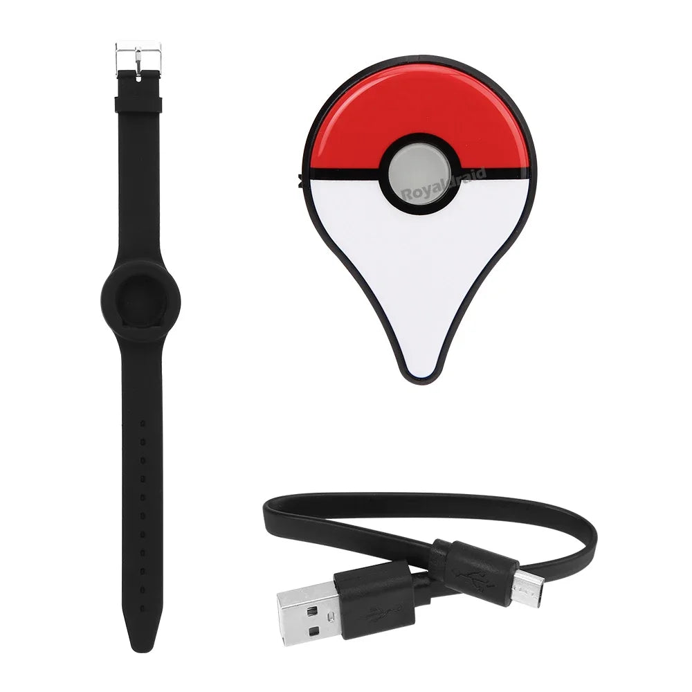 2 pcs. Pokemon Go Plus Autocatch with USB charging function Classic Red White