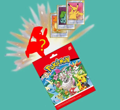 24 pcs. Pokemon Pikachu blind bags in gift box with 1x figure and 3x cards each