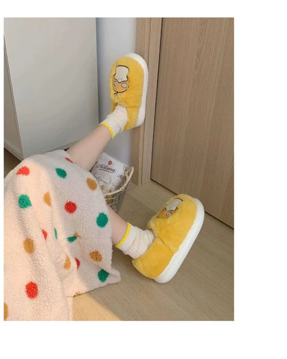 Fluffy Eevee, Bulbasaur, Pikachu Children's Slippers