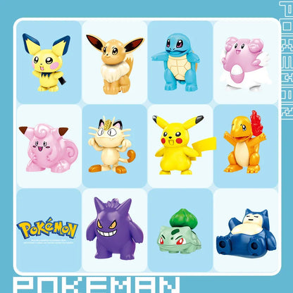 Set of 11 Pokemon figures clamp building block mini figures