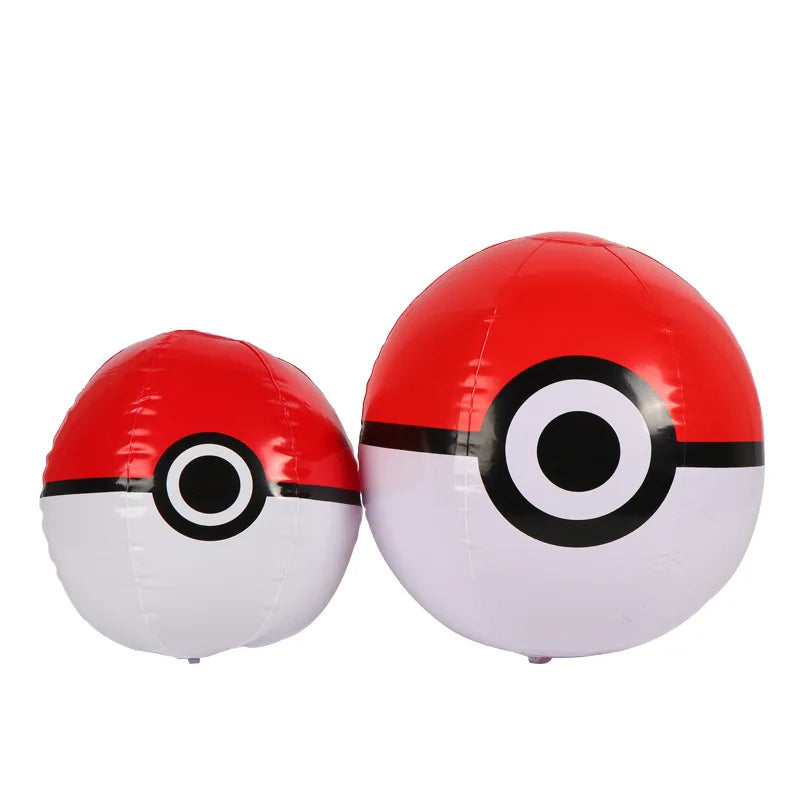 Inflatable Pokeball beach ball (approx. 30-40cm)