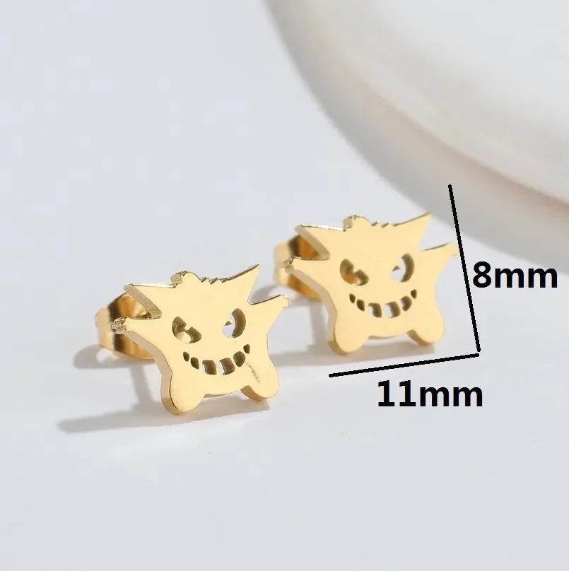 Gengar stud earrings