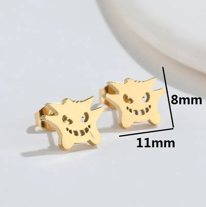 Gengar stud earrings