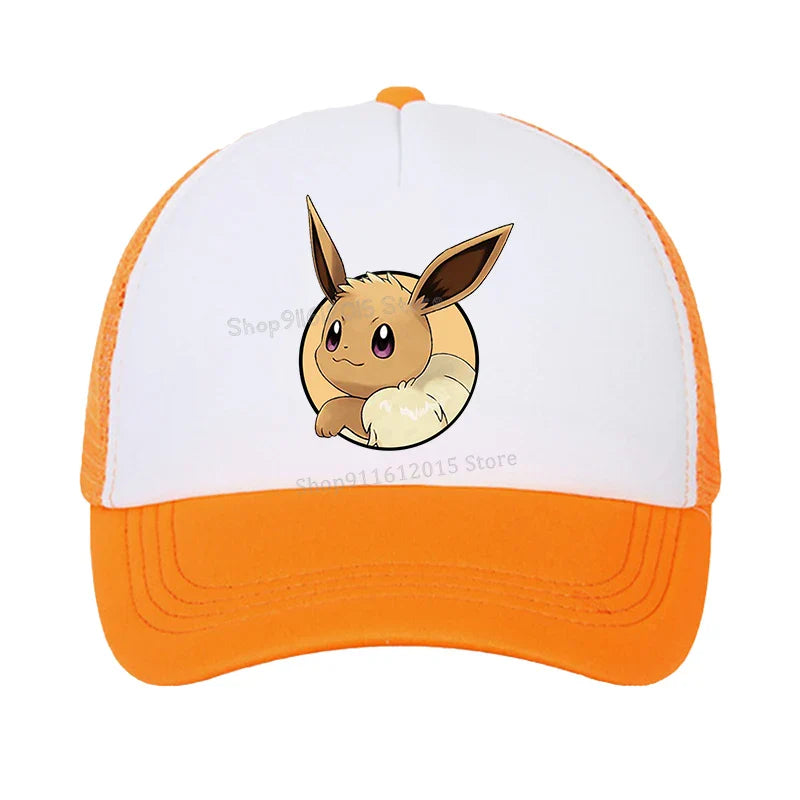 Eevee Baseball Caps for Kids or Adults