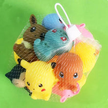 6 pcs. Pokemon bath figures in a value set for bathtub etc.