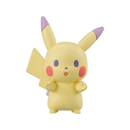 5 pcs. Poke figures with Pikachu, Eevee, Charmander, Schiggy and Bulbasaur