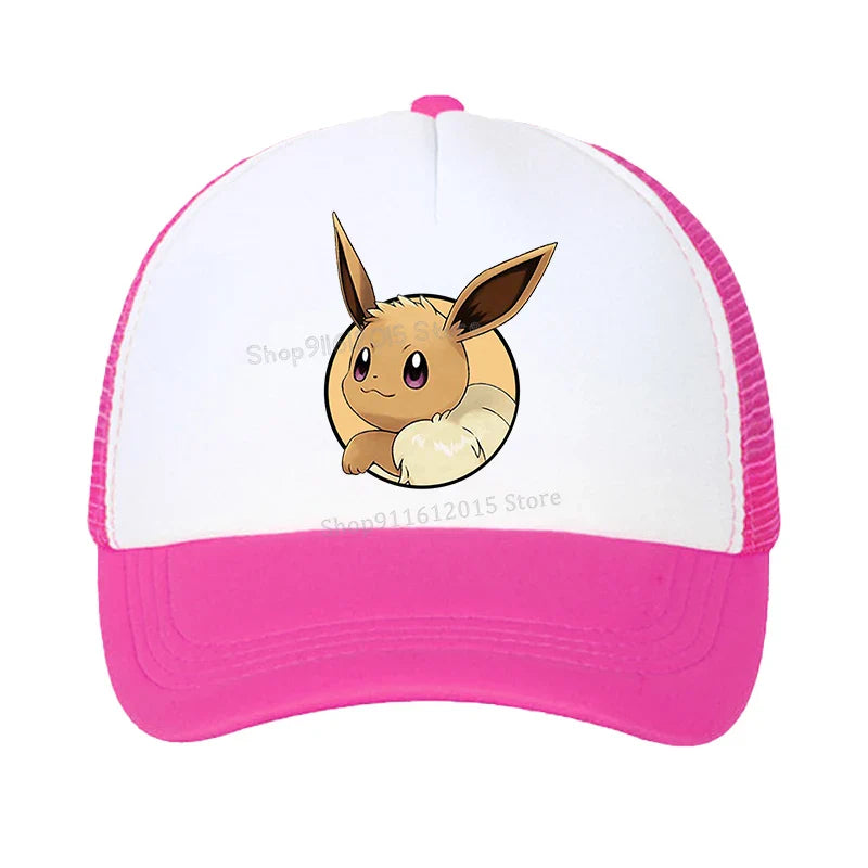 Eevee Baseball Caps for Kids or Adults
