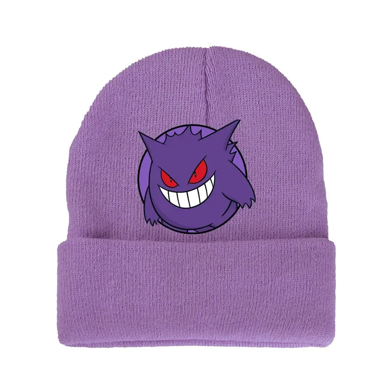 Colorful children's winter Pikachu and Pokemon hats