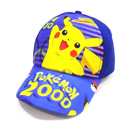 Colorful Pikachu caps for kids