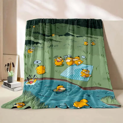 다양한 Enton 디자인의 푹신한 Enton Psyduck 담요