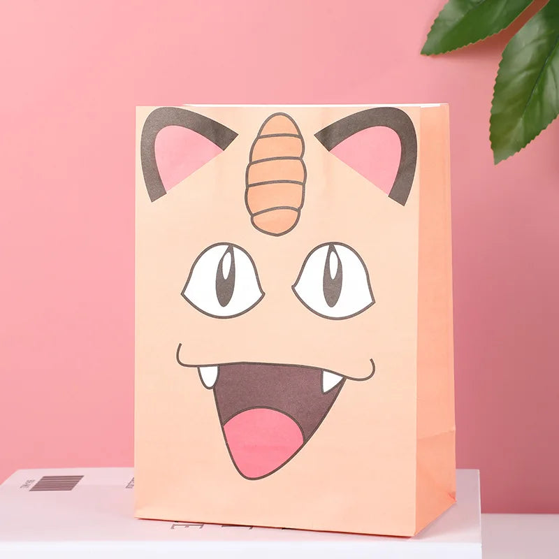 10 pcs. Gift bags in Pokemon look (various designs, approx. 8cm)