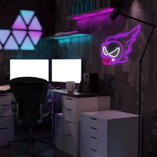 Bulbasaur or Nebula Gastly Neon Wall Light