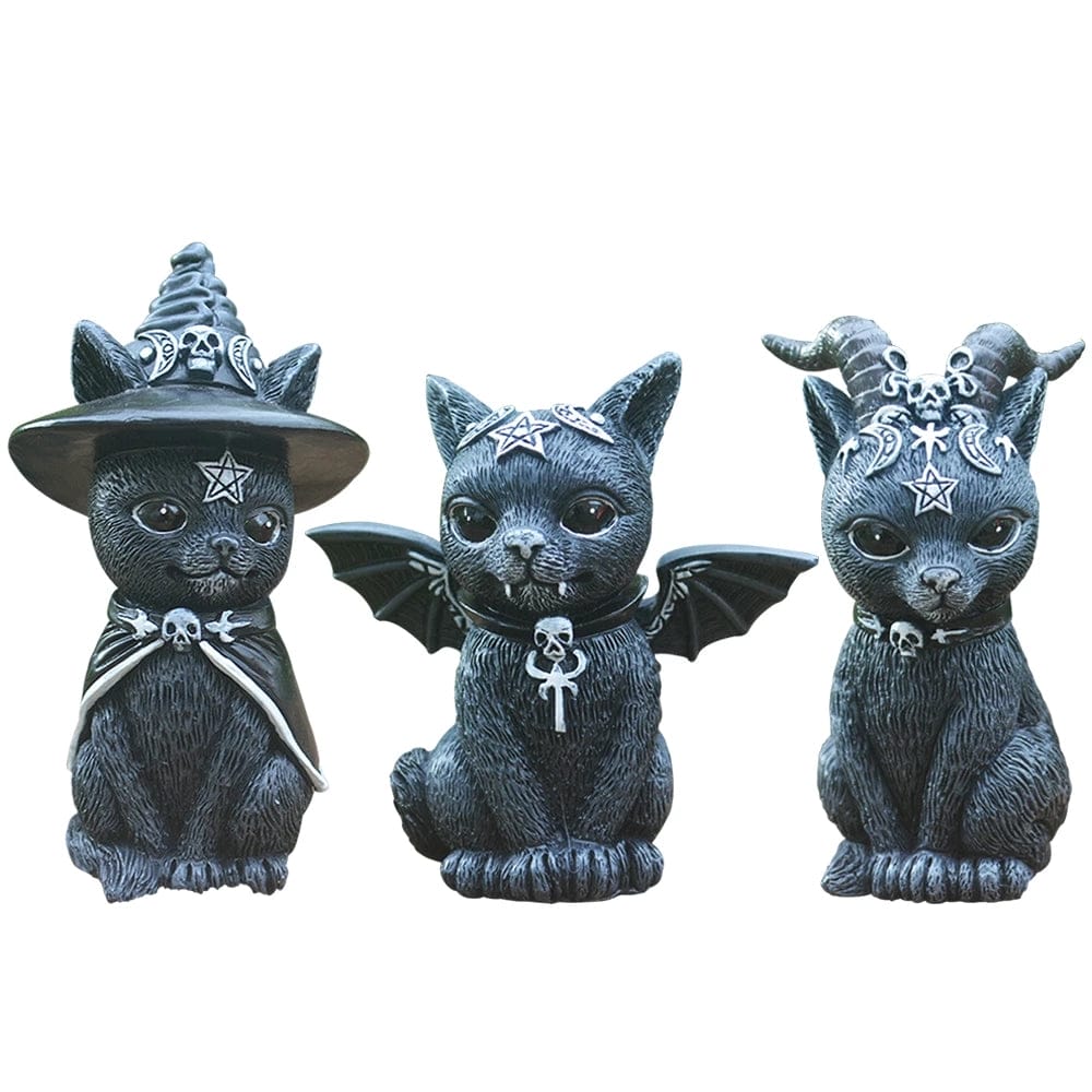 Halloween Cute and Scary Cat Decoration