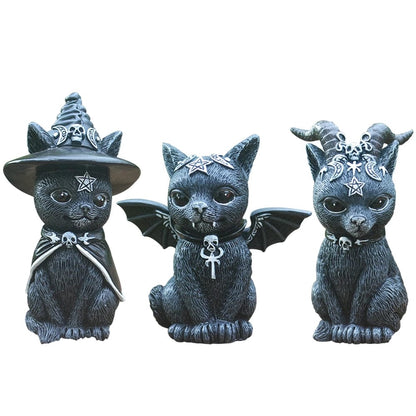 Halloween Cute and Scary Cat Decoration