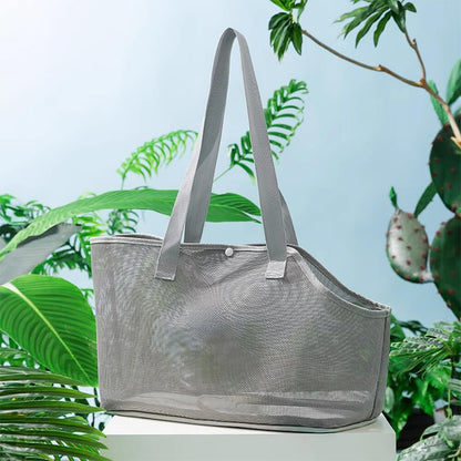 Lightweight Mesh Pet Carrier Bag for Small Dogs & Cats