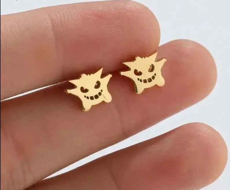Gengar stud earrings