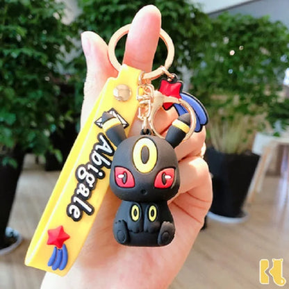Eevee Evolutions Keychains Pendant Keyring