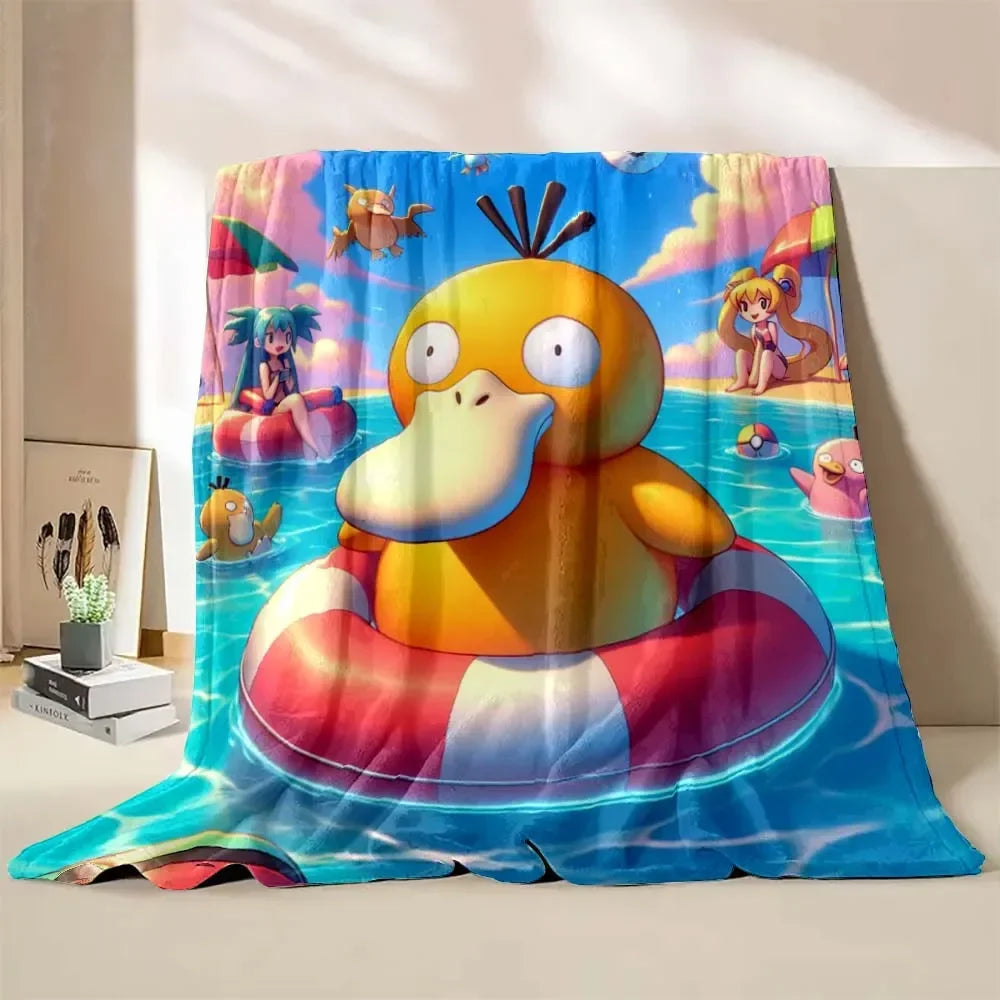 다양한 Enton 디자인의 푹신한 Enton Psyduck 담요