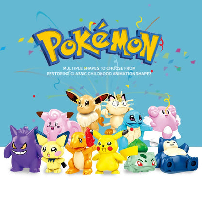 Set of 11 Pokemon figures clamp building block mini figures