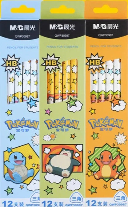 12 pcs. Pokemon Pikachu pencils