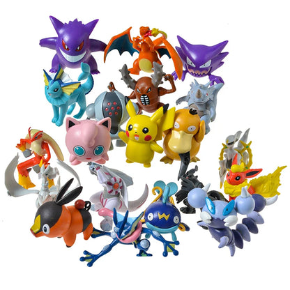 20 pcs. Large (approx. 8-10cm) Pokemon figures