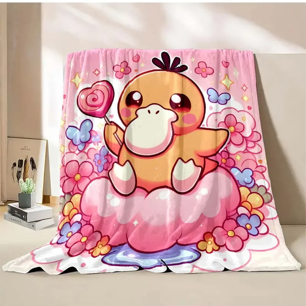 다양한 Enton 디자인의 푹신한 Enton Psyduck 담요