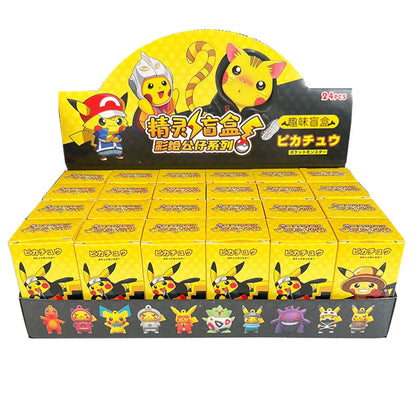 24 pcs Pokemon keychain in gift box