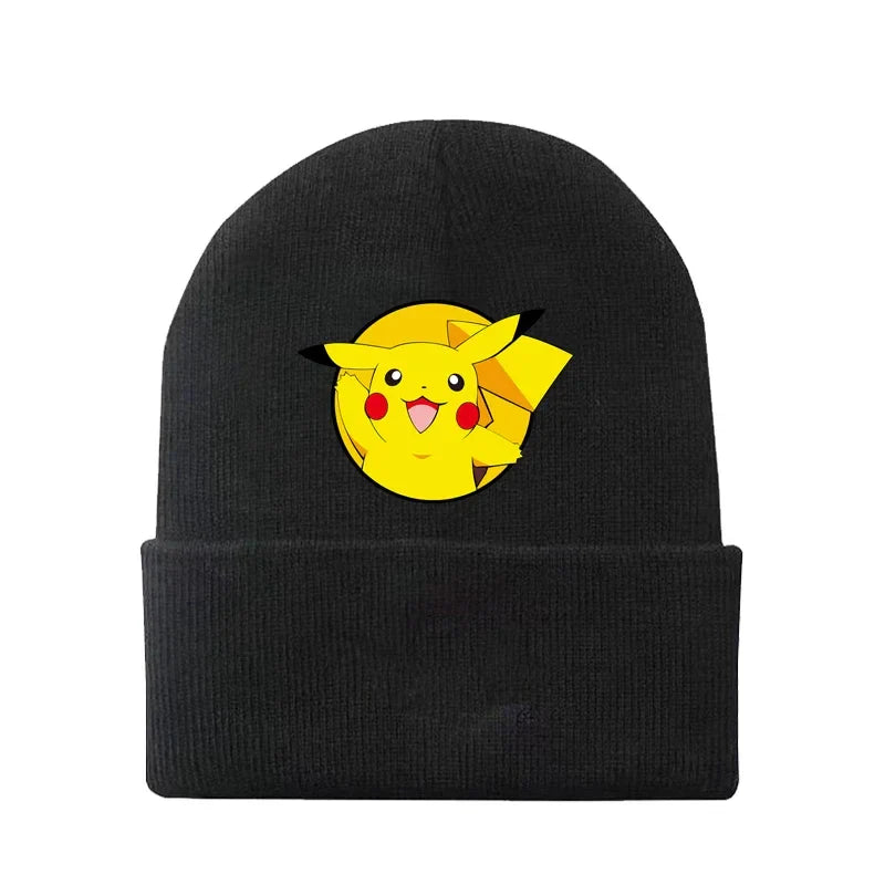 Colorful children's winter Pikachu and Pokemon hats
