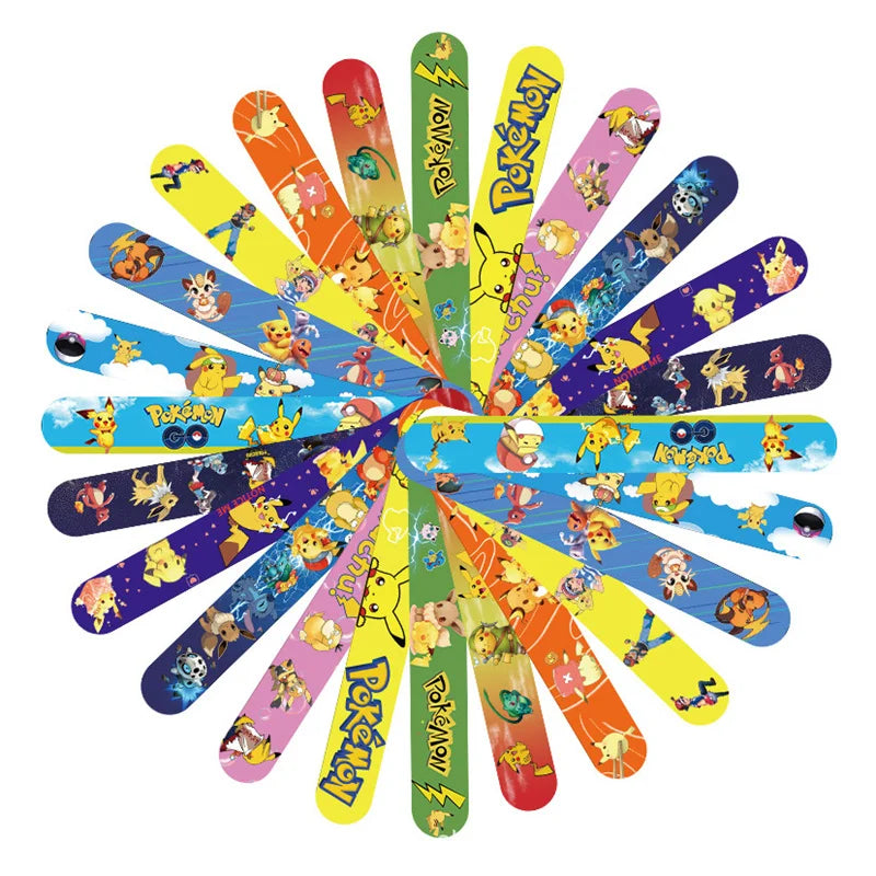 3, 6 or 12 pcs. Pokemon bracelets for children