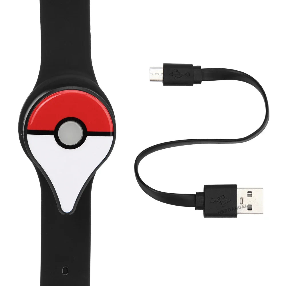 2 pcs. Pokemon Go Plus Autocatch with USB charging function Classic Red White