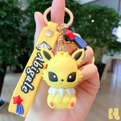 Eevee Evolutions Keychains Pendant Keyring