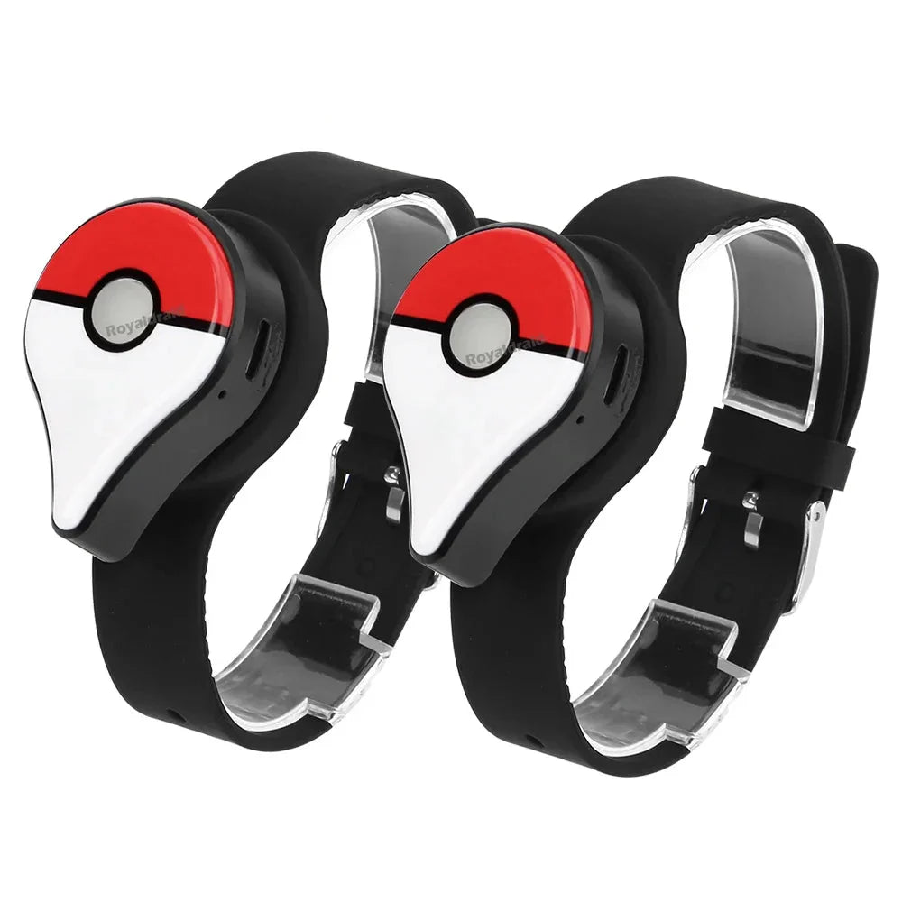 2 pcs. Pokemon Go Plus Autocatch with USB charging function Classic Red White