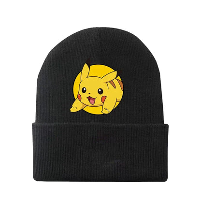 Colorful children's winter Pikachu and Pokemon hats