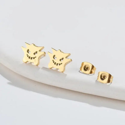 Gengar stud earrings