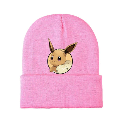 Colorful children's winter Pikachu and Pokemon hats