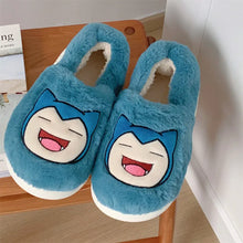 Fluffy Eevee, Bulbasaur, Pikachu Children's Slippers