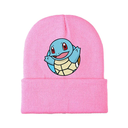 Colorful children's winter Pikachu and Pokemon hats