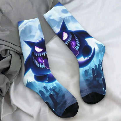 Colorful Gengar socks in many colorful designs