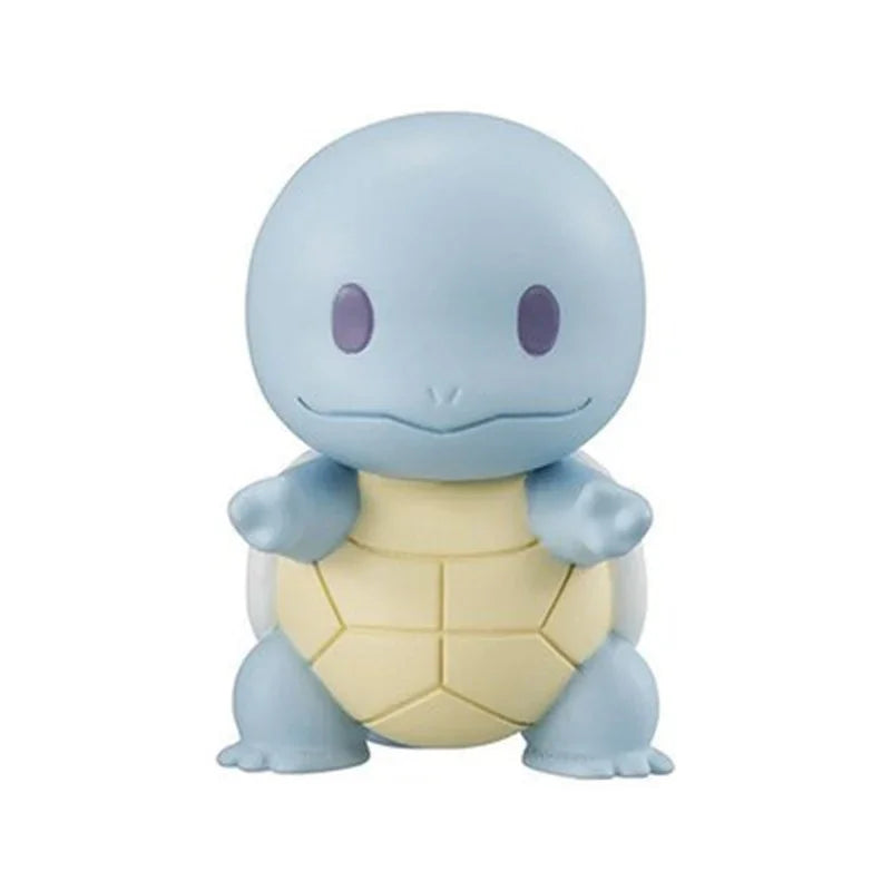5 pcs. Poke figures with Pikachu, Eevee, Charmander, Schiggy and Bulbasaur