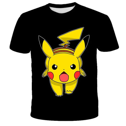 Colorful Pokemon T-shirts for summer