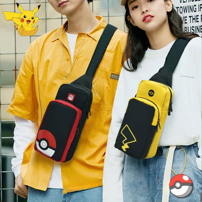 Cool Pokemon Crossbody Sling Bag in Pokeball or Pika motif