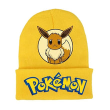 Colorful and warm winter hats with Pokemon motifs