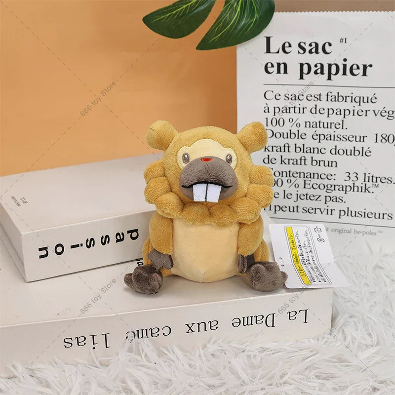 Bidiza Bidoof stuffed toy Pokemon (approx. 13cm)