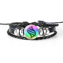 Pokemon Mega Stone Glass & Leather Bracelet